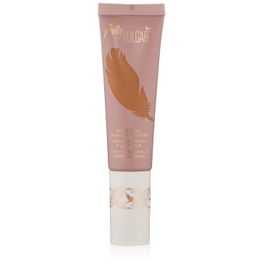Pretty Vulgar Bird's Nest Blurring Beauty Mousse, Tinted BB Cream Primer with Antioxidants, Skin Perfecting Beauty Balm with Light Coverage, Moisturizes, Primes and Evens Skin Tone, Vegan, Gluten-Free and Cruelty-Free, Graciously Grounded (Tan), 30mL / 1 