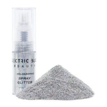 Electric Bliss Beauty Holographic Silver Glitter S...