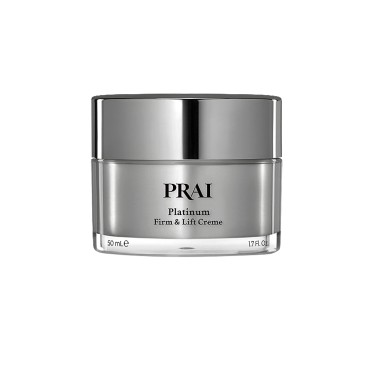 PRAI Beauty Platinum Firm and Lift Creme, Firming and Hydrating Face Moisturizer for Dry Skin and All Skin Types, Face Moisturizer for Skin Firming and Lifting, 1.7 Oz