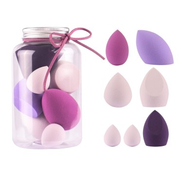 Anne's Giverny Makeup Blender Sponge Set-7pcs Soft...