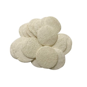 Facial Loofah Pads, 2.36 inches Round Complexion N...