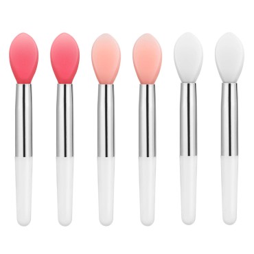 6pcs Silicone Lip Brushes Small Makeup Brushes App...