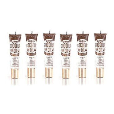 6-PACKS Kiss Broadway Clear Lip Gloss (Coconut Oil...