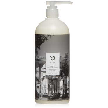 R+Co Bel Air Smoothing Shampoo & Anti-Oxidant Complex | UV Protection + Shine + Frizz Protection | Vegan + Cruelty-Free | 33.8 Oz