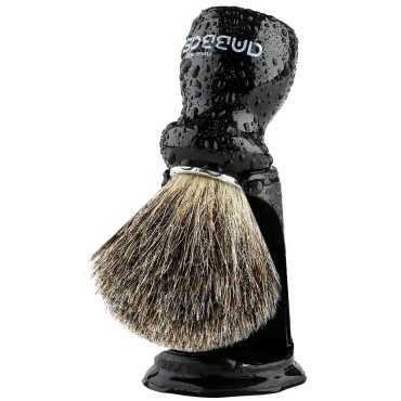 Badger Shaving Brush Holder Set,Wooden Handle Shav...