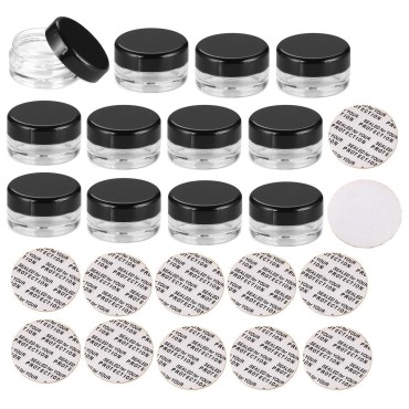 12 Pieces 5g Empty Cream Containers Round Cosmetic...