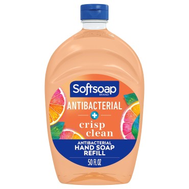 Softsoap Antibacterial Refill 50oz Crisp Clean Scent