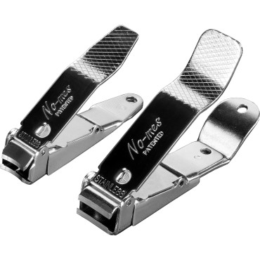 No-Mes Fingernail and Toenail Clipper Gift Set, Catches Clippings, Made in USA