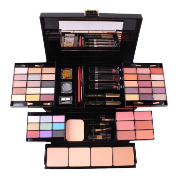 PhantomSky Professional 39 Colors Eyeshadow Palette All-in-one Cosmetic Makeup Gift Set including Matte Shimmer Highly Pigmented Eye Shadows, Blush, Pressed Powder and Lipstick