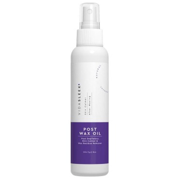 VidaSleek After Wax Oil - Post Wax Skin Calmer & Wax Residue Remover - 8 oz