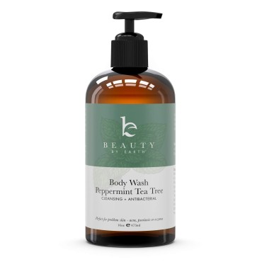 Beauty by Earth Peppermint Tea Tree Body Wash - Ma...