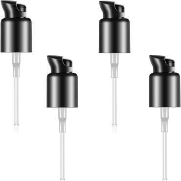 4 Pieces Replacement Foundation Pump Black Plastic...