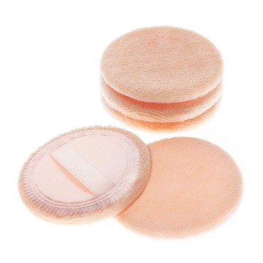 5x Powder Puff, Applicator Cotton Round Makeup Pow...