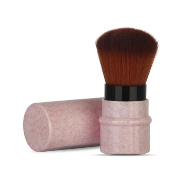 Retractable Blusher Makeup Brush, Round Powder Cosmetic Brushes for Blush, Powder, Foundation (#1)