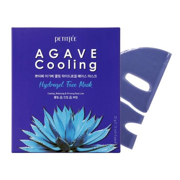 Agave Cooling Hydrogel Beauty Face Mask, 5 Sheets,...