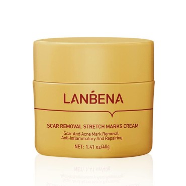 LANBENA Scar Removal Cream For New & Old Scars - Stretch Marks Relief and Burns Repair Acne Mark Removal Cream