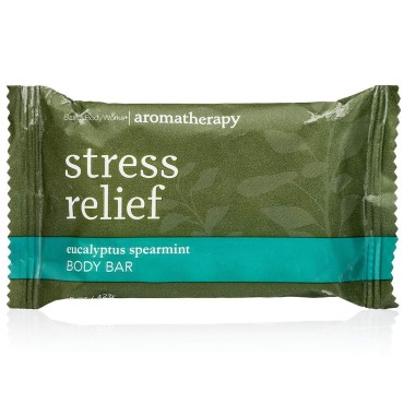 Stress Relief Aromatherapy Eucalyptus Spearmint Body Bar-1.5oz- Travel Size Soap Lot of 10
