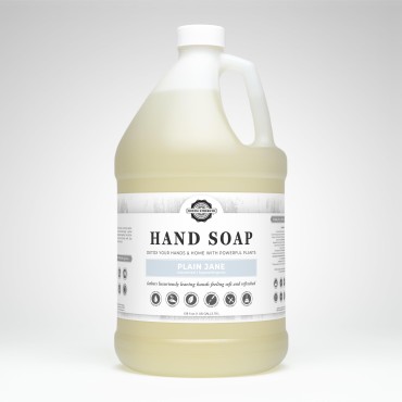 Rustic Strength Liquid hand soap, Plain Jane, 128oz refill