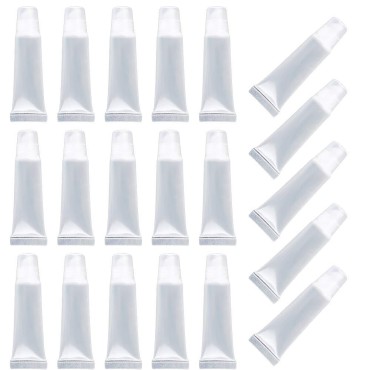 15 ml Empty Refillable Mini Clear Lip Gloss Balm C...