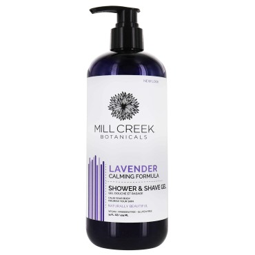 2in1 Shower & Shave Gel Lavender Mill Creek 14 oz ...