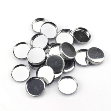 50 Pieces Empty Round Metal Tin Palette Pans Round...