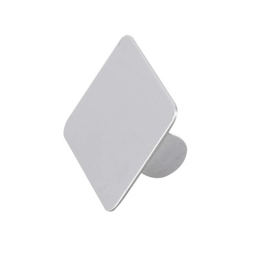 Minkissy Makeup Plate, Mini Nail Art Cosmetic Ring Palette Stainless Steel Foundation Mixing Palette with Spatula Tool