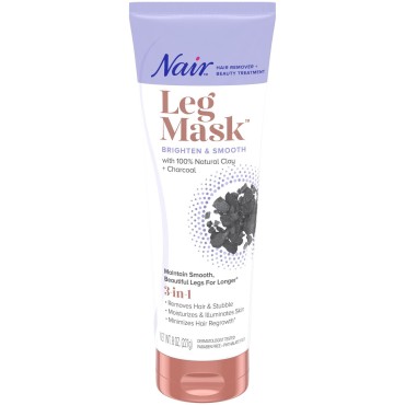 Nair Leg Mask Clay Brighten & Smooth 8 Ounce Tube ...