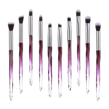 Kingtree Eyeshadow Makeup Brushes, 10PCS Crystal B...