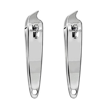 DNHCLL 2 PCS Metal Slanted Edge Nail Cutting Clippers Pedicure Manicure Tool Slanted Tip Cuticle Nail Clipper Cutter Nail Clipper Cutter Pedicure Manicure Tool