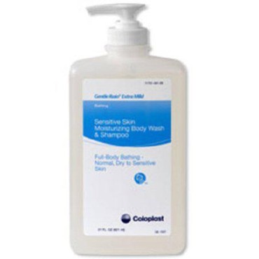 Gentle Rain Extra Mild Shampoo and Body Wash 21 oz. Bottle Scented, 7233 - Case of 12