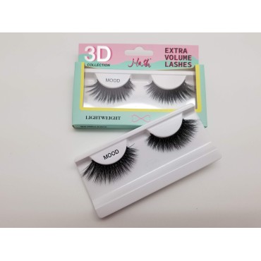 3D False Eyelashes - Faux Mink Lash (MOOD) 100% Ha...