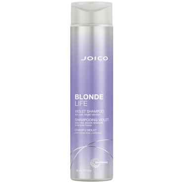 Joico Blonde Life Violet Shampoo | For Cool & Bright Blonde Hair | Neutralize Brassy Tones | Banish Yellow Tones | Boost Shine | Sulfate Free | With Monoi & Tamanu Oil | 10.1 Fl Oz