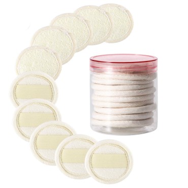 10 Packs Exfoliating Loofah Sponge Loofa Pads,Loof...