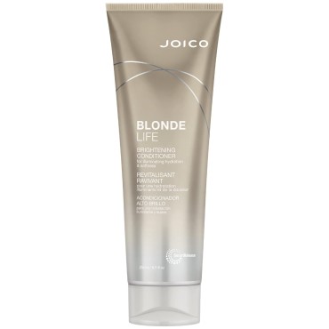 Joico Blonde Life Brightening Conditioner | For Blonde Hair | Illuminate Hydration & Softness | Add Softness & Smoothness | Sulfate Free | With Monoi & Tamanu Oil | 8.5 Fl Oz
