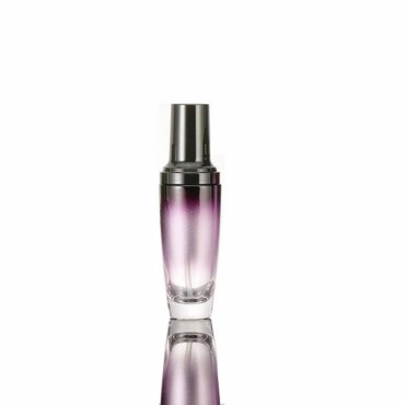 1Pcs Portable Purple Gradient Glass Lotion Pump Bo...