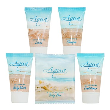 Aqua Organics Hotel Soaps and Toiletries Bulk Set ...