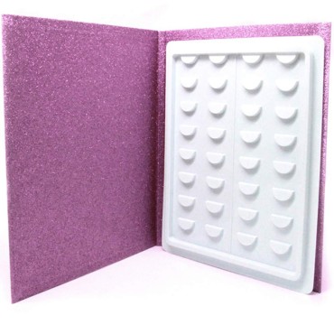 16 Pair Eyelash Storage Book,Makeup Display Sample...