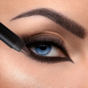 K7L Dark Brown Eyeliner - Waterproof, Smudge-Proof, Precise Cosmetics
