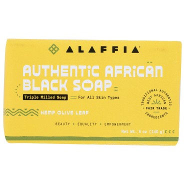 Alaffia Authentic African Black Soap Triple Milled...