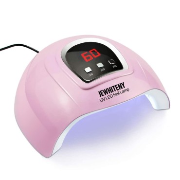 UV LED Nail Lamp 54W, Professional Nail Dryer Gel Polish Light, UV Light with 3 Timer Setting, Curing Gel LED Dryer, Art Tools with Automatic Sensor, LCD Display