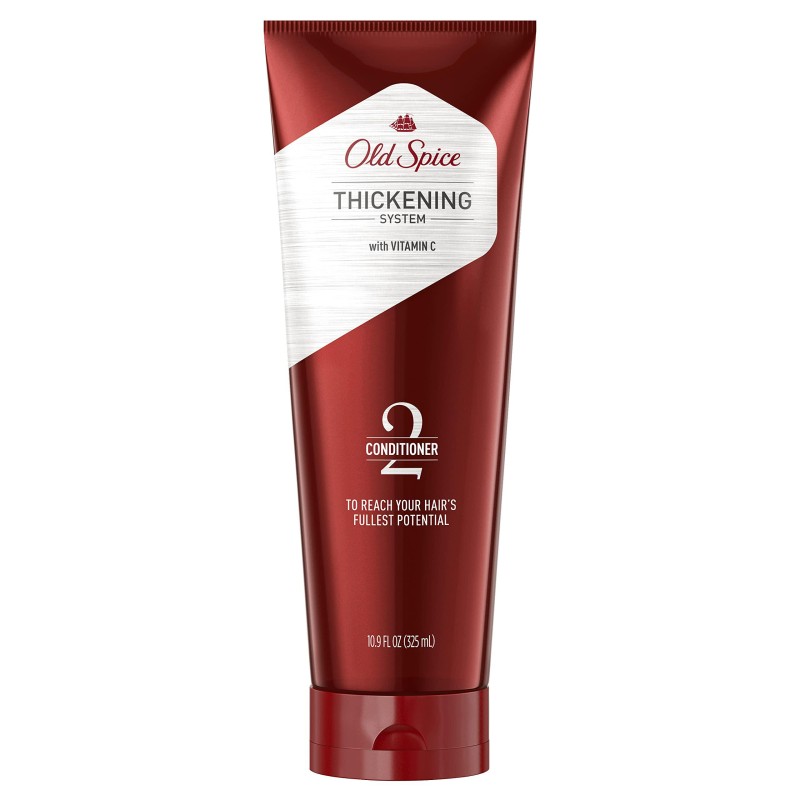 Old Spice Hair Thickening Conditioner for Men, Infused with Vitamin C, Step 2, 10.9 Fl Oz