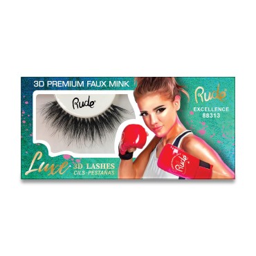 Rude - Luxe 3D Premium Faux Mink Lashes - Excellen...
