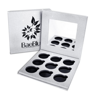 BaeBlu Glitter Mirror Empty Magnetic Reusable Eyes...