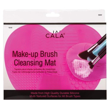 CALA Make-up Brush Cleansing Mat Hot Pink...