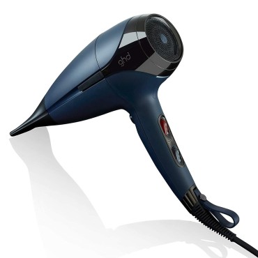 ghd Helios Hair Dryer ? 1875w Professional Blow Dryer, Longer Life + Brushless Motor Lightweight Hair Dryer for Salon-Worthy Blowout ? Ink Blue