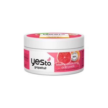 Yes To Grapefruit Weekly Acid Pads, Brightening & ...