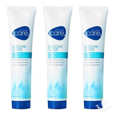 Lot of 3 Avon Care Silicone Glove Protective Hand Cream 3.4 fl oz each sealed sold by The Glam Shop