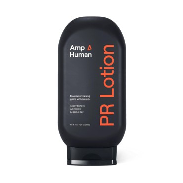 Amp Human PR Lotion, Performance & Recovery Bicarb Sports Lotion, Bottle (300g)