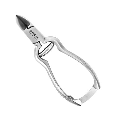 By MILLY German Steel Heavy Duty Toenail Clippers - Trim Thick or Hard Toenails with Medical Grade High Carbon Stainless Steel Toenail Cutter - Professional Podiatrist Toenail Nipper (Silver)