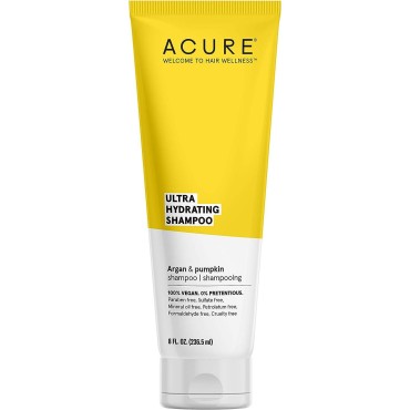 Acure Shampoo 100% Vegan, Ultra Hydrating Moisture...
